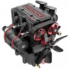XSHION TOYAN FS-L200 2기통 니트로 엔진 모델( 1/10 1/12 1/14 RC 카 선박 모델):, 단일옵션