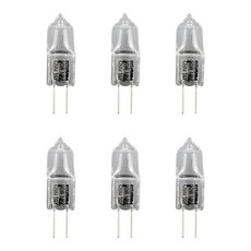 실바니아 핀할로겐 핀램프 JC 12V 50W GY6.35 64440 주방후드전구, 6개