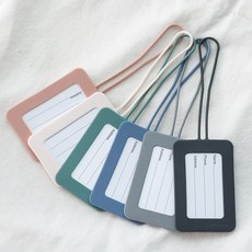 국산 플라이토 실리콘 일체형 네임택 여행용 네임태그 가방 캐리어 러기지 네임택