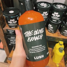 Lush 러쉬 더 올리브 브랜치 샤워젤 바디워시 500g, 1개
