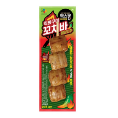 CJ제일제당 맛있는 휴게소음식 맥스봉 직화구이 꼬치바 청양고추 소세지 자취음식 편의점 70g 가정간편식 어린이간식, 5개