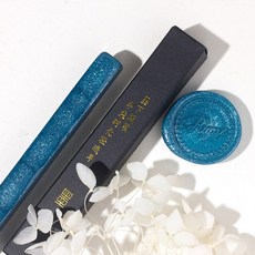 딥 바다 블루 진주 빛 씰링 스트립 레트로 는 캔들 제작 재료 DIY 청첩장 스탬핑 1개, 1pcs bikong