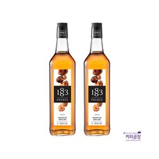 1883 헤이즐넛 시럽 1L x 2개 묶음