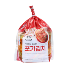 [종가] 시원하고 깔끔한 포기김치, 2.8kg, 1개
