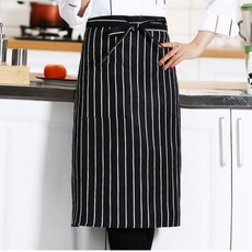 방수 허리 앞치마 카페 꽃집 바리스타 목공 공방앞치마(9255EA), 블랙, 본상품선택
