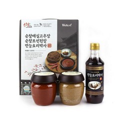 순창 매실고추장 된장 간장 선물세트 만능요리박사 3호, 1세트, 500g