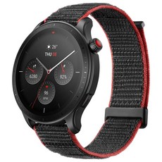 gtr4 Amazfit GTR 4 스마트 워치 남성용 안드로이드 아이폰 듀얼 밴드 GPS 알렉사 내장 블루투스 통화 150개 이상의 스포츠 모드 14일 배터리 수명 심박수 혈중 Racetrack Grey