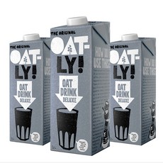 오틀리 진한맛 디럭스 귀리음료 OATLY 1LX6(종이팩) 우유대용 비건음료, 6개, 1L