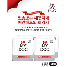 애견 절약형 강아지배변패드 100매X4개