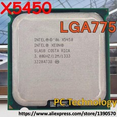 인텔 제온 X5450 3.0GHz/12M/1333Mhz/CPU LGA775 코어 2 쿼드 Q9650 CPU와 동일 어댑터 필요 없음, 한개옵션0
