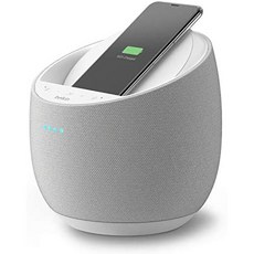 해외배송76720 Belkin 사운드form Elite Hi-Fi Smart 스피커 무선 충전기 (Alexa Voice-Controlled 블루, One Size_White, White, 상세 설명 참조0