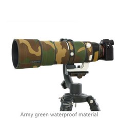 (신정종합상사) ROLANPRO 렌즈 보호 케이스 소니 FE 200-600mm F5.6-6.3 G OSS SEL200-600G 코트 방수 커버, 10 green waterproof, 1개