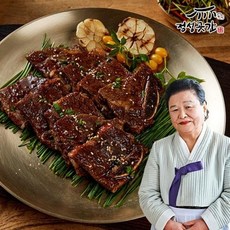 [정성곳간] 강순의 국내산 양념 LA 갈비 400g, 1개