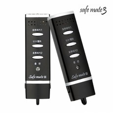 세이프메이트 주파수 공진 USB 충전식 호신용 전자호루라기 버튼식 호각, 1개