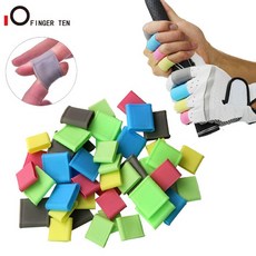 8pcs/세트 비슬립 마모 방지 실리콘 골프 핑거 슬리브 젤 프로텍터 서포트 농구 야구 블로잉 체육관용 트레이닝 보조 기구, 05 Yellow for Women