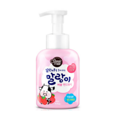 샤워메이트 말랑카우 버블 핸드워시 딸기우유향, 500ml, 280개