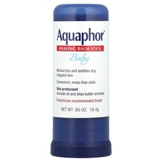 Aquaphor (아쿠아퍼) 아쿠아포어 베이비 힐링 밤 스틱 무향 0.65온스(18.4g), Aquaphor (아쿠아퍼) 아쿠아포어, 베이비, 힐링