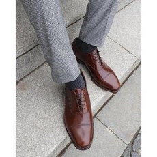 남자 옥스포드화 Loake 공식 라이선스 영국 수입 수작업 고딕 비즈니스 정장 구두 남성