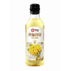 백설 카놀라유 100% 유채유, 1개, 500ml
