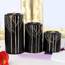 나무캔들홀더