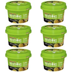 Chicken of the Sea Infusions Tuna Lemon & Thyme 치킨 오브 더 씨 인퓨전스 레몬 & 타임 백리향 참치 2.8oz(80g) 6팩, 1개