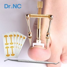 Dr.NC 내성발톱 내향성발톱 자가치료 교정기 세트, 3.내성발톱교정기세트+발톱정리도구2종