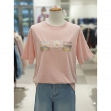 온앤온 플라워 라운드넥 반팔 티셔츠 NJW4ME487 백화점 아울렛 (3452063)