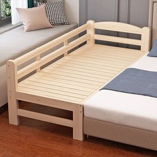원목 키즈 침대 콜라보레이션 침대 사이드 커스텀 바운스 아기 침대 가드롭, 기타, 150X30X높이자정, 가지고 있지 않다