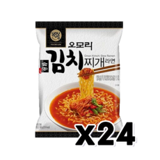 오모리 김치찌개라면 봉지면 160g x 24개 1박스