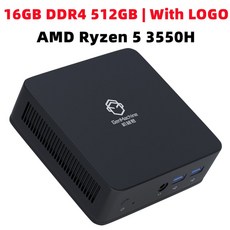 SZBOX미니PCAMDRyzen53550HDD42NVME윈도우11와이파이BT4.2 4KHD데스크탑게이머컴퓨터, 01 Ryzen 5 550H_01 미국, 05 16GB 512GB