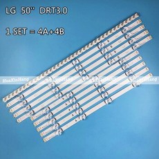 [해외] 10 조각 LED 백라이트 스트립 9 LED LG INNOTEK DRT 3.0 50 &QUOT;_ AB 유형 REV01 REV02 140218 140107 50 인치 LC, 상세내용표시