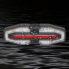 자전거라이트 USB 충전식 자전거 후미등 방향 지시등 포함 야간 라이딩용 무선 리모컨 후미등