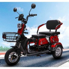 삼륜 자전거 전기 농업용 노인 전동 오토바이 디엔동, 600W 모터 납산 48V13a 30KM, 1개