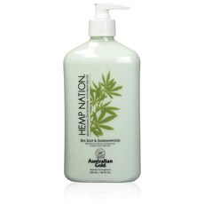 오스트레일리안골드 헴프 네이션 바다 로션 Hemp Nation SEA Salt & Sandalwood 535ml, 1개