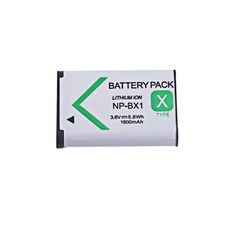소니 NP-BX1 np bx1 np-bx1 배터리 소니 FDR-X3000R RX100 AS100V AS300 HX400 HX60 AS50 WX350 AS300V HDR, 6) 1battery, 1개