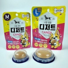 강아지간식 벽사탕 개사탕 마약캔디 마약사탕 스트레스해소 너를위한디저트 강아지캔디 강아지사탕 M / L 치킨맛, 본상품선택, 21g, 1개
