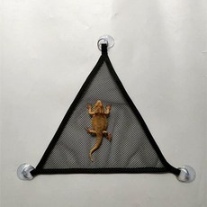 조이앨빈 도마뱀해먹 놀이터 은신처 크레, 1개, 33x33x33 블랙