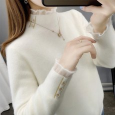 minshu여성겨울밍크모피장갑손니트드롭