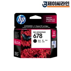 HP 정품잉크 678검정 데스크젯 1015 2515 2545 2546 2548, 정품_678검정, 1개