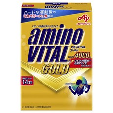 AJINOMOTO 味之素 aminoVITAL Amino Vital Gold胺基酸補充粉 4000mg, 14條, 1盒