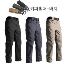 여름용 IX9 남자 밀리터리 전술바지 작업복 등산 낚시 여름바지 홀더포함