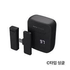 DJI 무선 Mic 2 마이크 송신기 1 TX + 수신기 1 RX 세트 DMT02(송신기) DMR02(수신기) 섀도우 블랙 상품 이미지