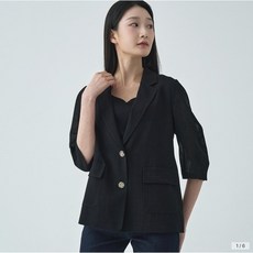 [지센] 여성 트리아세폴리 싱글 투버튼자켓 (색상2종)