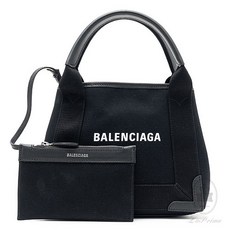 발렌시아가 [BALENCIAGA] 네이비 카바스 XS 쇼퍼백 390346-AQ38N-1000