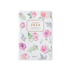 (2024년 다이어리) 23년 10월 시작 고양이 슬림 사이즈, 컨트리타임 플로럴