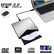 노트북 용 외장 CD DVD 드라이브 DIGDAN USB 3.0 슬림 휴대용 CD DVD 리더 라이터 Windows 10 8 7 X, 상세 설명 참조0