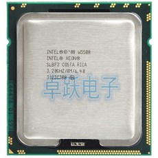 인텔 제온 W5580 w5580 CPU 프로세서 3.2GHz LGA1366/8MB L3 130W 캐시 쿼드 코어 서버