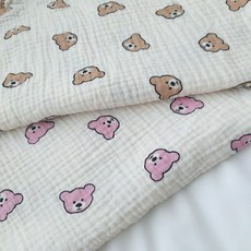 루펫 자체제작 강아지이불 낮잠이불 고양이이불 이중지 담요 곰돌이 미니곰 블랭킷, 베이지