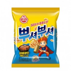 뿌셔뿌셔 바베큐맛 90g (반박스), 12개