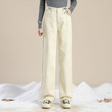 융털안감 와이드핏 데님 팬츠_FB12312DP0602D